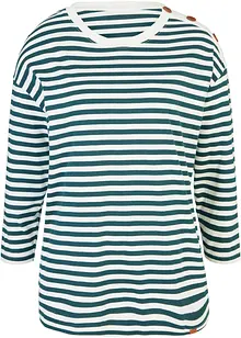 Oversized triko s knoflíky, dlouhý rukáv, bonprix