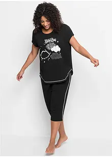 Capri pyžamo z čisté organické bavlny, bonprix