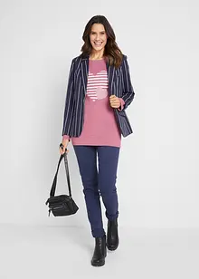 Bavlněné triko s potiskem, dlouhý rukáv, bonprix