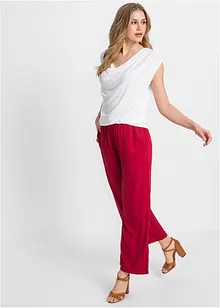 Tričko s výstřihem zvaným voda, z viskózové směsi, bonprix