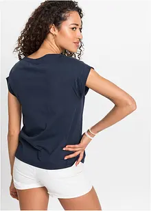 Tričko s květinovým potiskem, bonprix