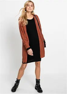 Pletené šaty v ležérním střihu, bonprix