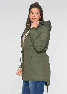 Parka s flísem z medvídkového plyše, bonprix