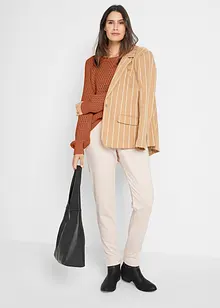 Svetr ze strukturovaného úpletu z bavlněné směsi, bonprix