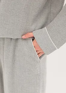 Tkané flanelové pyžamo se vzorem rybí kosti, bonprix