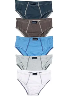 Slipy z měkké organické bavlny (5 ks v balení), bonprix