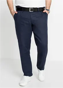 Chino kalhoty Regular Fit, Straight, z čistého lnu, bonprix