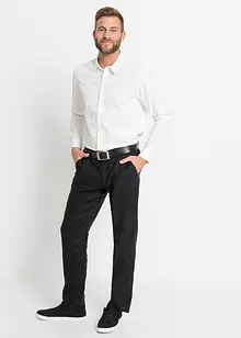 Chino kalhoty Regular Fit, Straight, z čistého lnu, bonprix