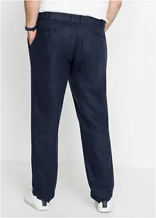 Chino kalhoty Regular Fit, Straight, z čistého lnu, bonprix