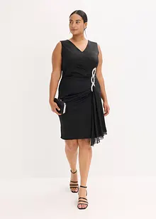 Žerzejové šaty s aplikací ze štrasových kamínků, bonprix