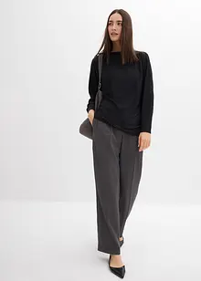 Tričko s dlouhým rukávem a strukturovaným efektem, bonprix