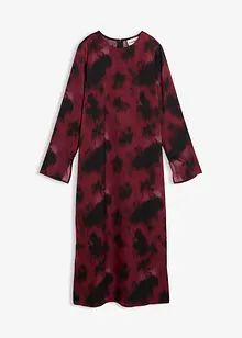 Saténové midi šaty, bonprix