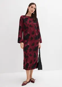 Saténové midi šaty, bonprix