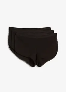 Dámské boxerky s bavlnou (3 ks v balení), bonprix