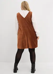 Šaty s laclem, ze žerzejového manšestru, bonprix