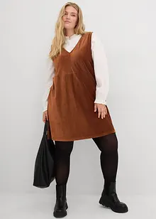 Šaty s laclem, ze žerzejového manšestru, bonprix