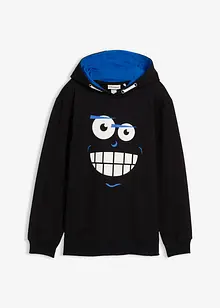 Mikina s kapucí, z čisté bavlny, bonprix