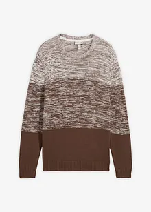 Svetr z jemné pleteniny, s pohodlným střihem a bavlnou, bonprix