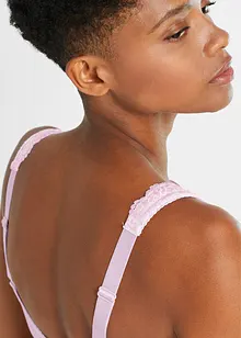 Odlehčující podprsenka bez kostic, s polstrovanými ramínky, bonprix