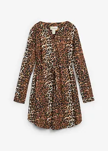 Těhotenské/kojicí košilové šaty ze splývavé viskózy, bonprix