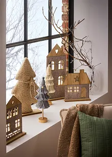 Dekorativní figurka skřítka s huňatým vzhledem (2 ks v balení), bonprix