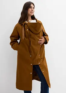 Nepromokavý těhotenský kabát s nosicí vsadkou a vyjímatelnou vnitřní vestou, 6 v 1, bonprix