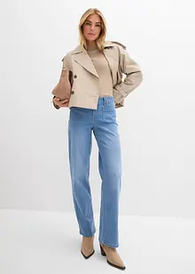 Džíny Straight, Mid Waist, bonprix