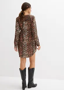 Těhotenské/kojicí košilové šaty ze splývavé viskózy, bonprix