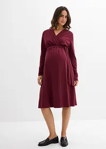 Splývavé těhotenské šaty z organické bavlny, na těhotenství i po něm, bonprix