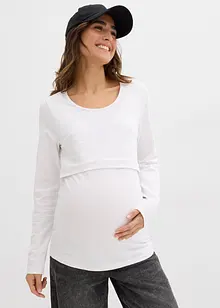 Těhotenské a kojicí triko z organické bavlny (2 ks v balení), bonprix