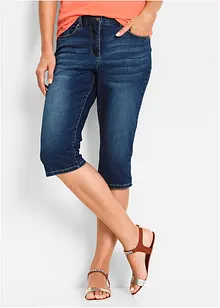 Džínové bermudy Mid Waist, pohodlný pas, bonprix