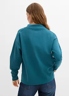 Oversize mikina z měkkého materiálu scuba, bonprix