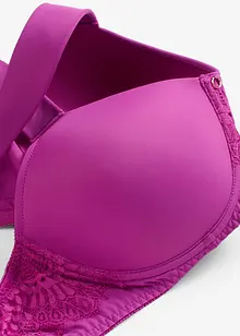 Vyztužená podprsenka bez kostic, s polstrovanými ramínky, bonprix