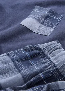 Pyžamo s flanelovými kalhotami z měkké bavlny, bonprix