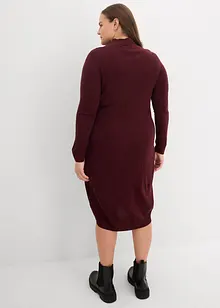 Šaty z jemného úpletu, se stojáčkem, bonprix