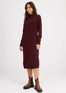 Šaty z jemného úpletu, se stojáčkem, bonprix