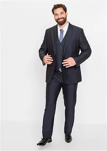 Oblek s vestou a kravatou (4dílná souprava), Regular Fit, bonprix