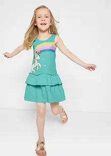 Roztomilé dívčí šatičky s natištěným jednorožcem, bonprix