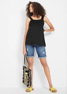 Těhotenské džínové bermudy, Regular Fit, bonprix