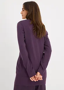 Dlouhý základní svetr s výstřihem do V, bonprix