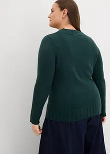 Pulovr s výstřihem do V, bonprix