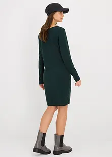 Pletené šaty v ležérním střihu, bonprix