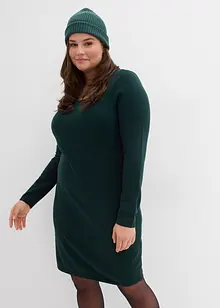 Pletené šaty v ležérním střihu, bonprix