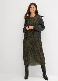 Úpletové midi šaty, bonprix