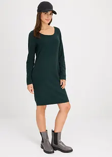 Pletené šaty v ležérním střihu, bonprix