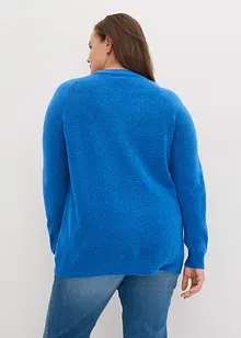 Pletený svetr s výstřihem do V, Oversized Fit, bonprix