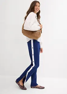 Sportovní kalhoty s patentkami, rychleschnoucí, bonprix