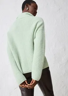 Oversize vlněný svetr s alpakou, bonprix