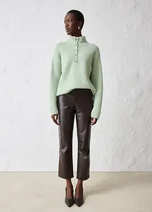 Oversize vlněný svetr s alpakou, bonprix