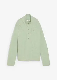 Oversize vlněný svetr s alpakou, bonprix